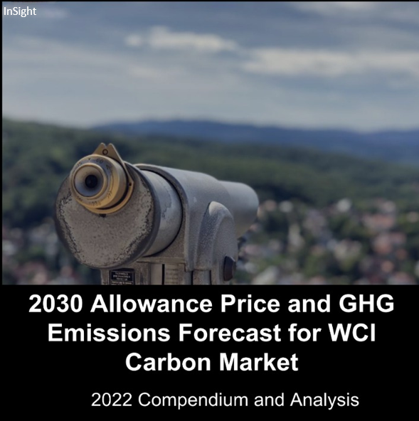 Allowance Price and GHG Emissions Forecast for WCI Carbon Market